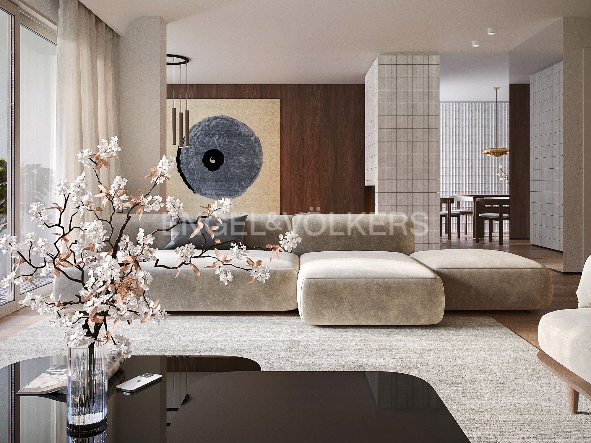 Sala d'estar de Apartament en venda en  Barcelona Capital amb Aire condicionat, Calefacció i Parquet