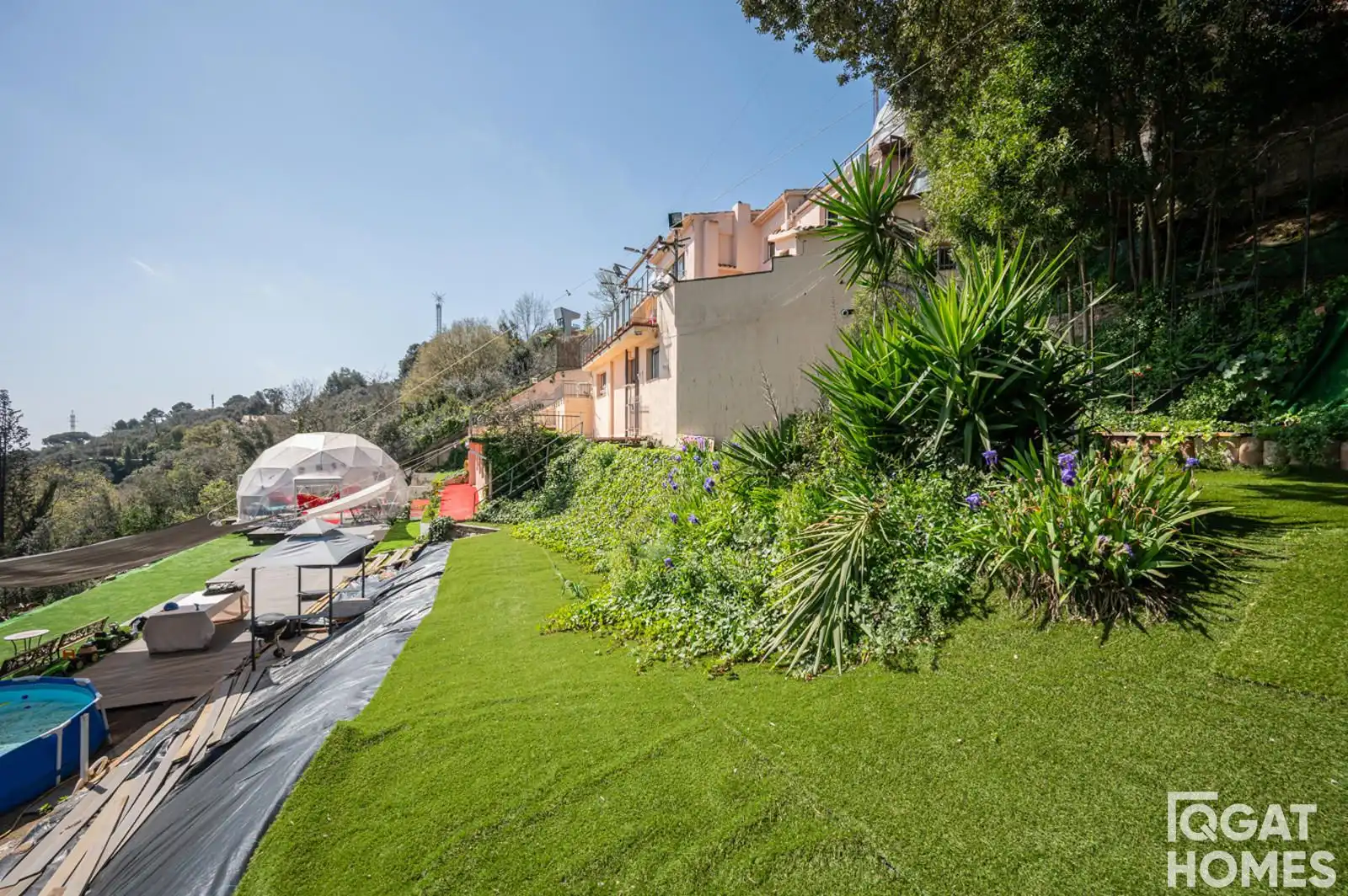 Jardí de Casa o xalet en venda en Barcelona amb Aire condicionat, Calefacció i Jardí privat