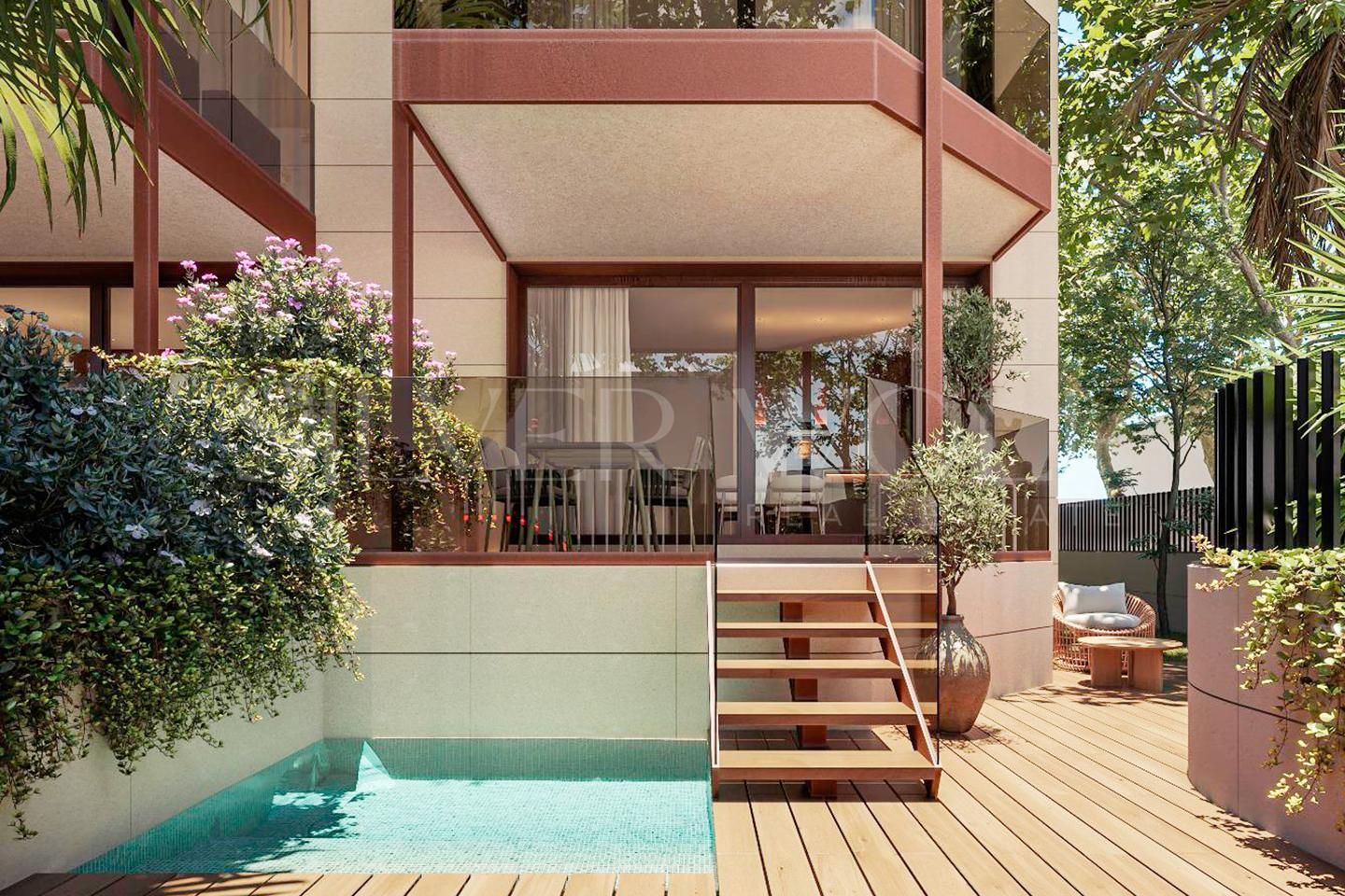 Terrassa de Planta baixa en venda en Castelldefels amb Aire condicionat, Calefacció i Jardí privat