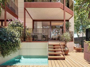 Baixos amb piscina en venda a Avinguda 308