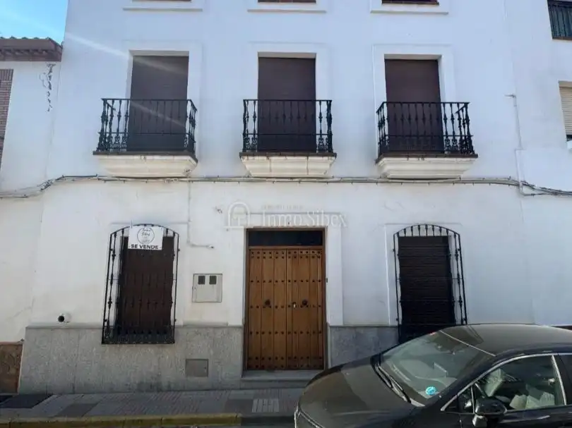 Vista exterior de Casa o xalet en venda en Herrera del Duque amb Aire condicionat, Terrassa i Moblat