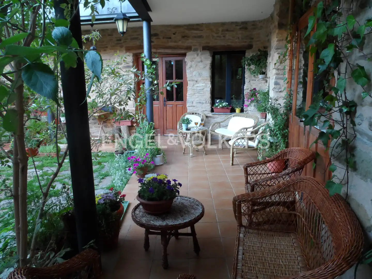 Terrace of Country homes for sale in Luyego  with Heating, Terrace and Furnished