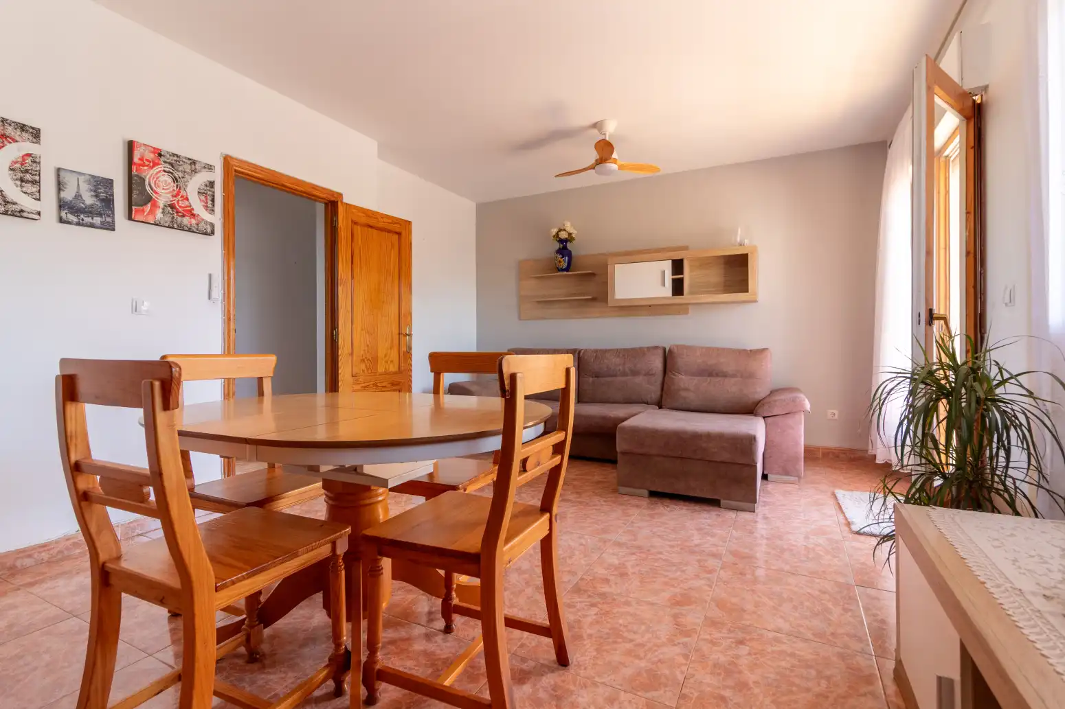 Sala de estar de Piso en venta en Dénia con Aire acondicionado, Jardín privado y Terraza