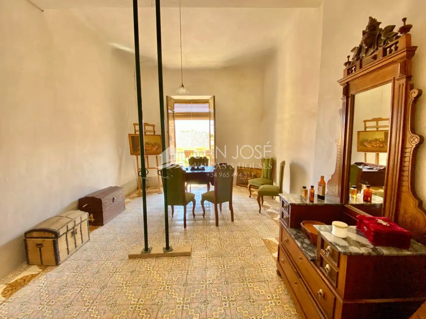 Menjador de Casa o xalet en venda en Aspe amb Terrassa, Traster i Moblat
