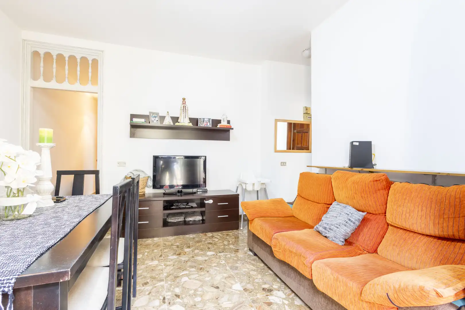 Sala de estar de Piso en venta en Los Realejos con Amueblado y Balcón