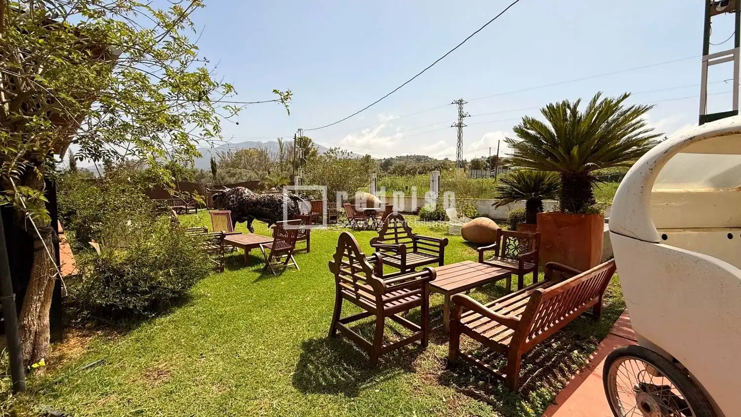 Garten von Geschaftsraum zum Verkauf in Coín mit Klimaanlage und Terrasse