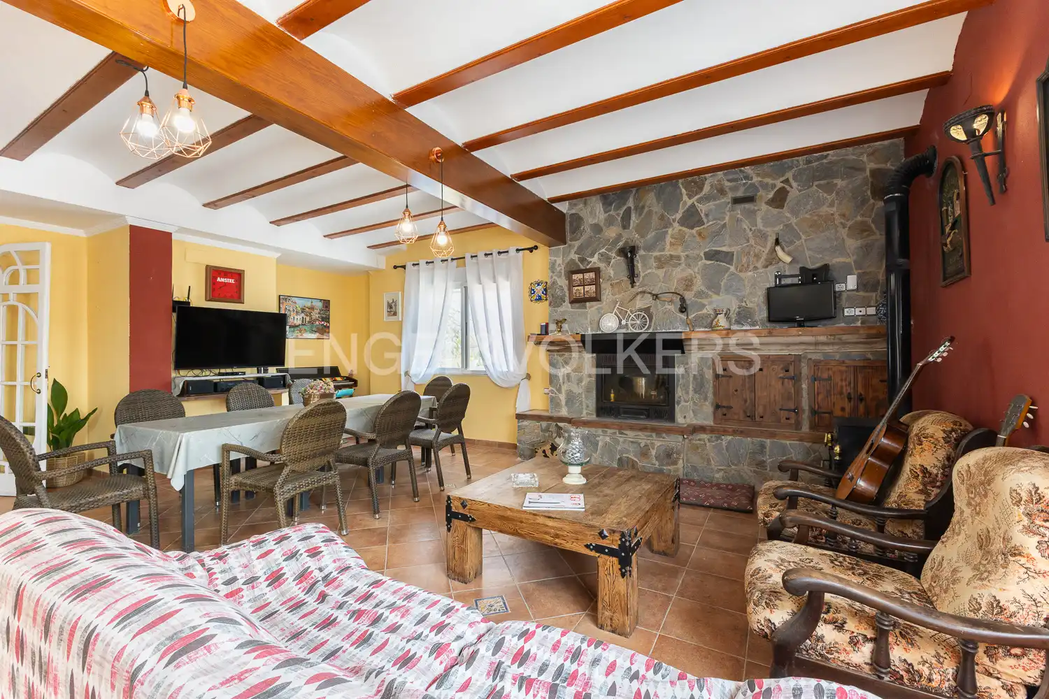 Sala de estar de Casa o chalet en venta en Casinos con Calefacción, Jardín privado y Terraza