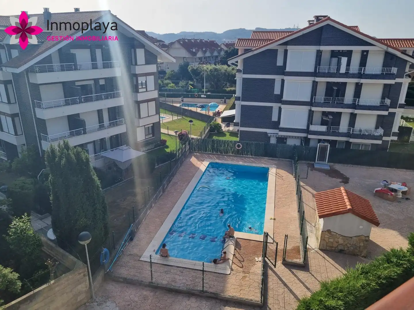 Swimming pool of Flat for sale in Noja  with Heating, Terrace and Furnished