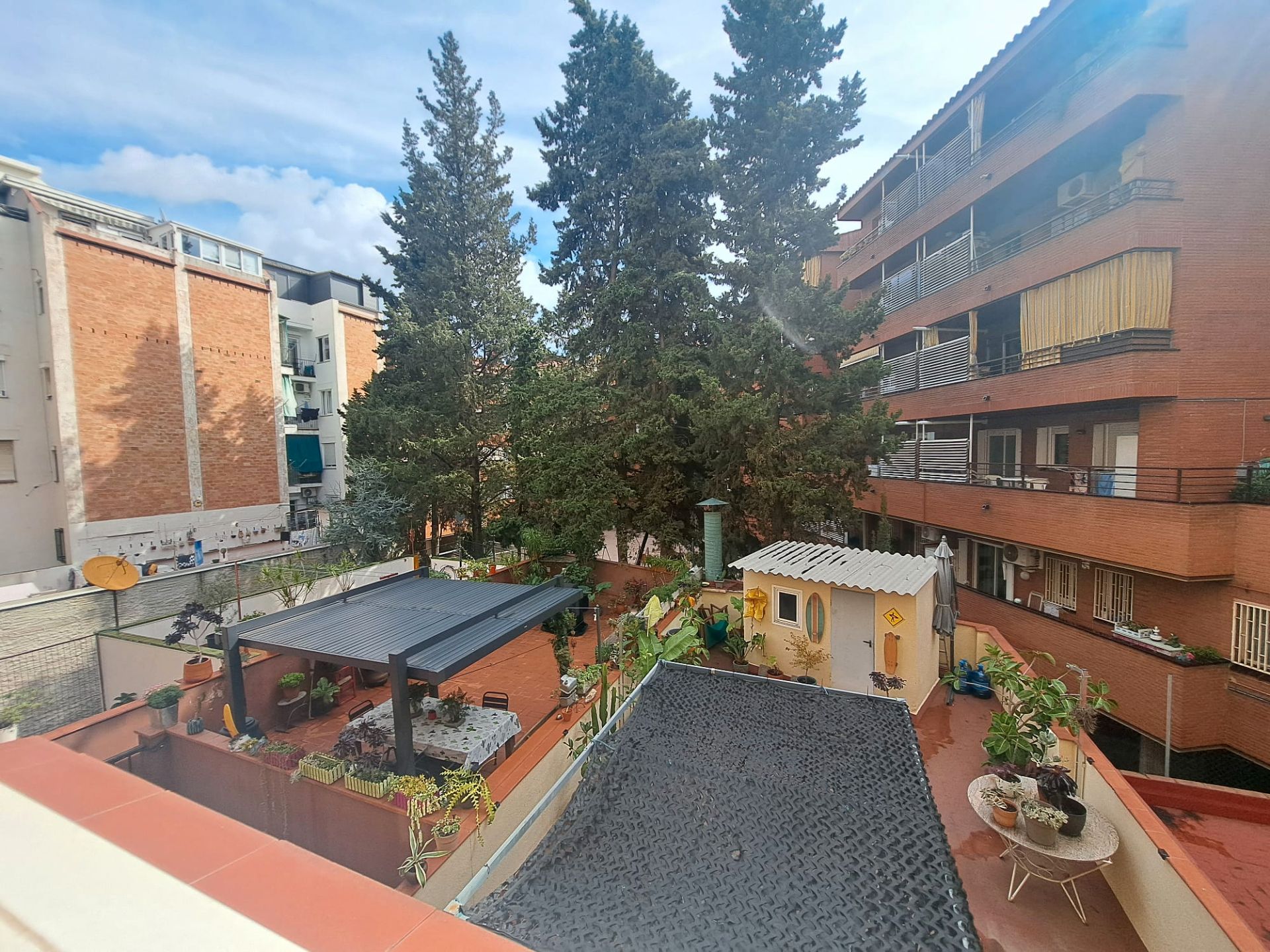 Terrace of Flat for sale in  Barcelona Capital  with Air Conditioner and Balcony