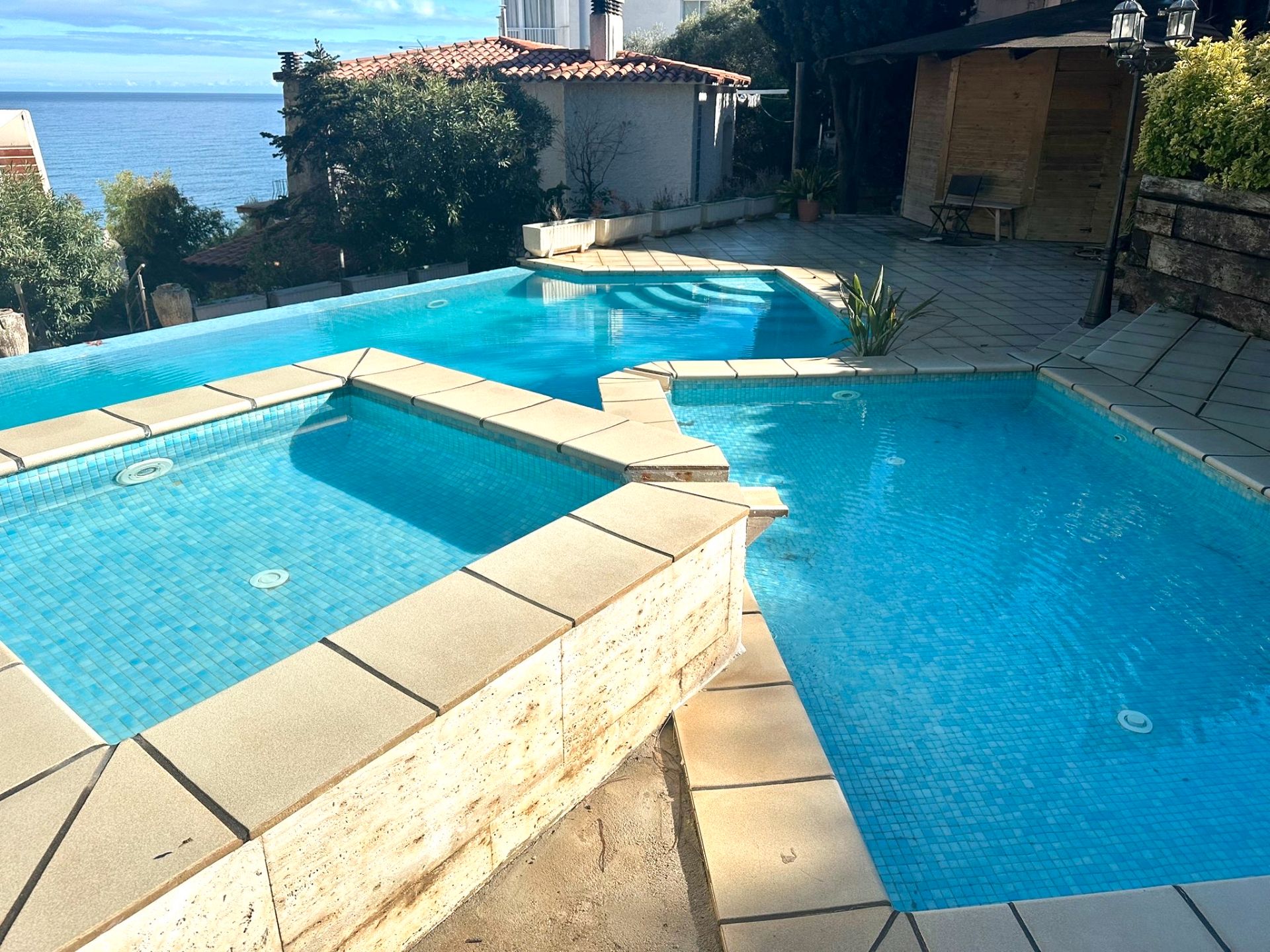 Swimming pool of House or chalet for sale in Llançà  with Air Conditioner, Heating and Private garden