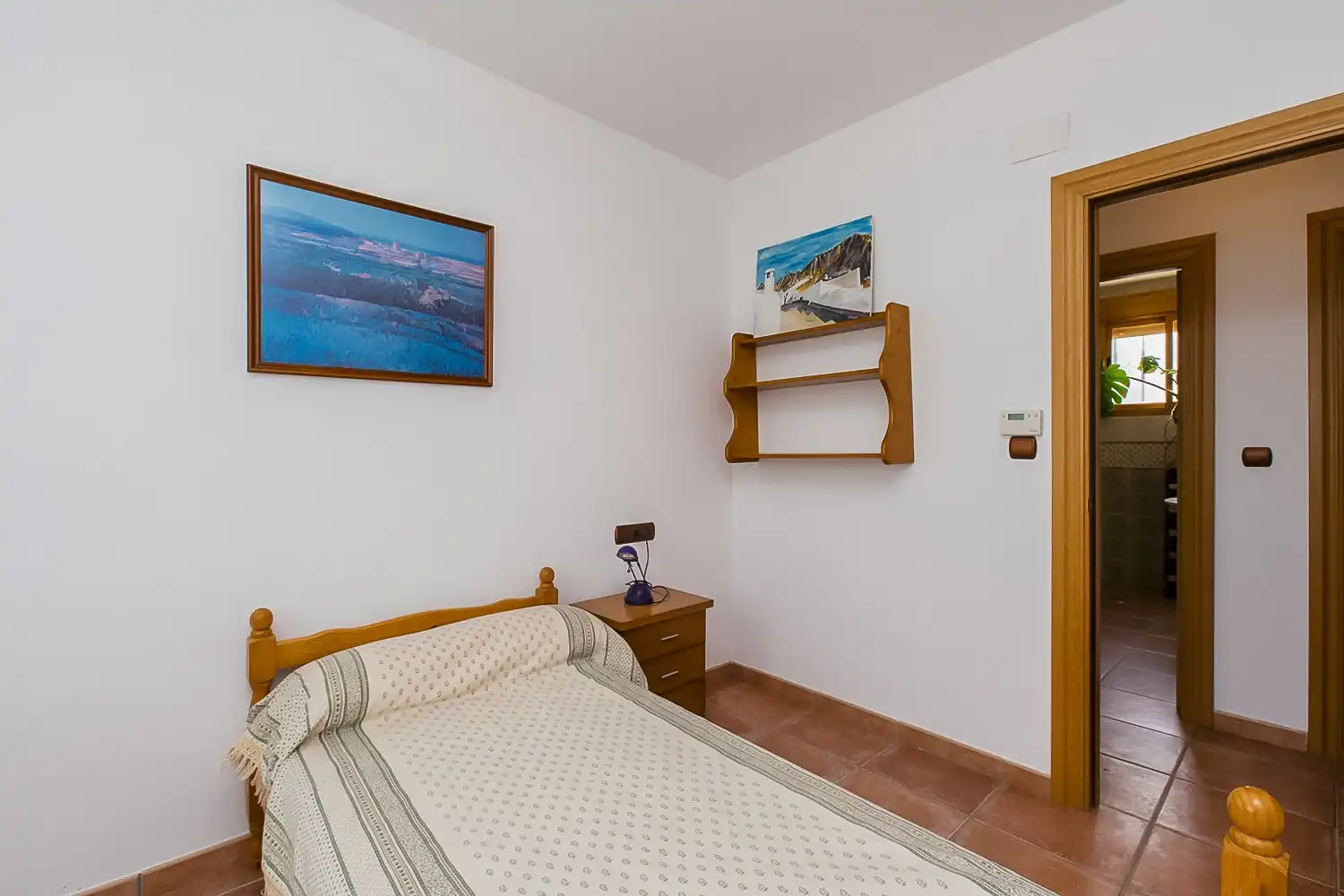 Dormitori de Casa o xalet en venda en Purullena amb Aire condicionat, Jardí privat i Terrassa
