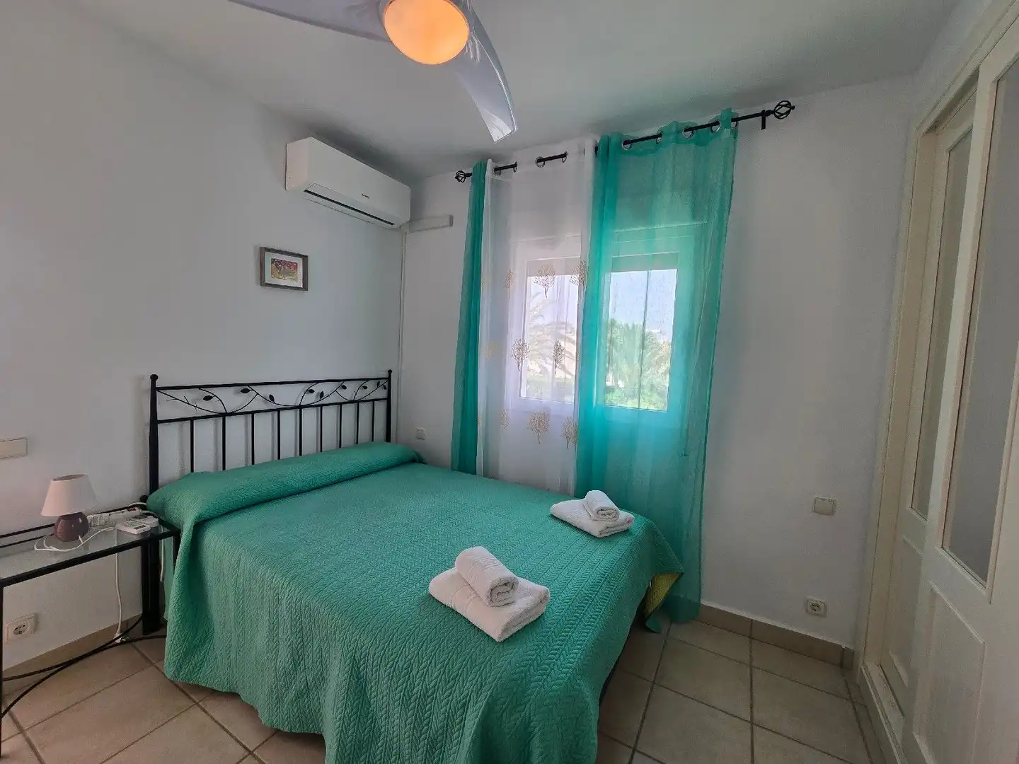 Bedroom of Houses for sale in Vera  with Air Conditioner, Terrace and Swimming Pool