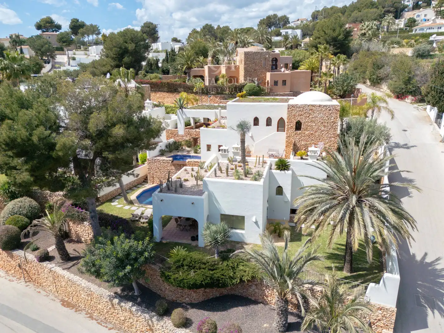 Jardí de Casa o xalet en venda en Moraira amb Aire condicionat, Calefacció i Jardí privat
