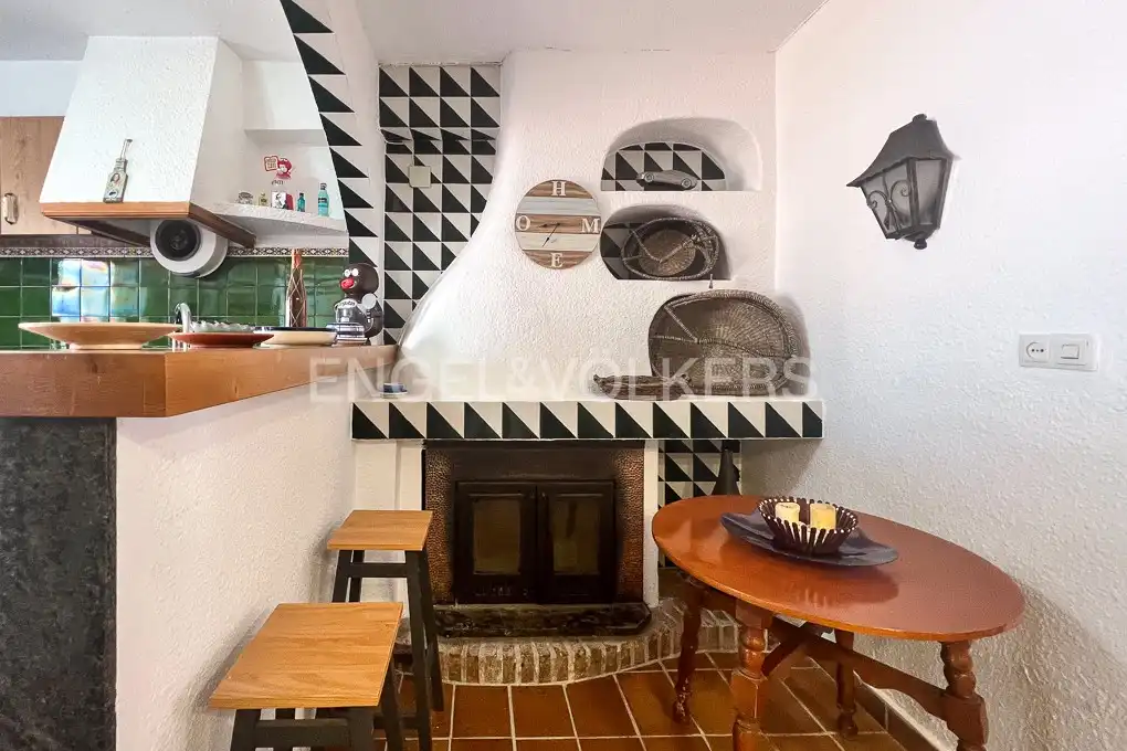 Cocina de Ático de alquiler en Sueca con Aire acondicionado, Calefacción y Jardín privado