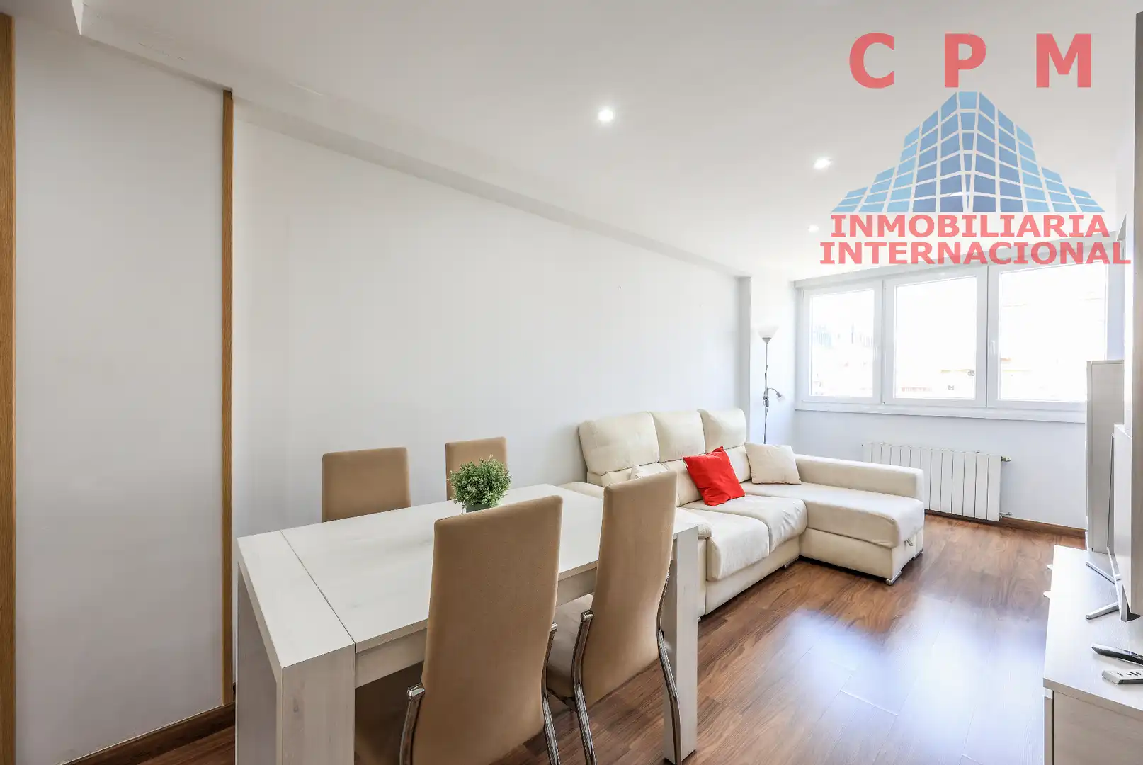 Wohnzimmer von Wohnung zur Miete in Madrid mit Klimaanlage, Heizung und Parkett