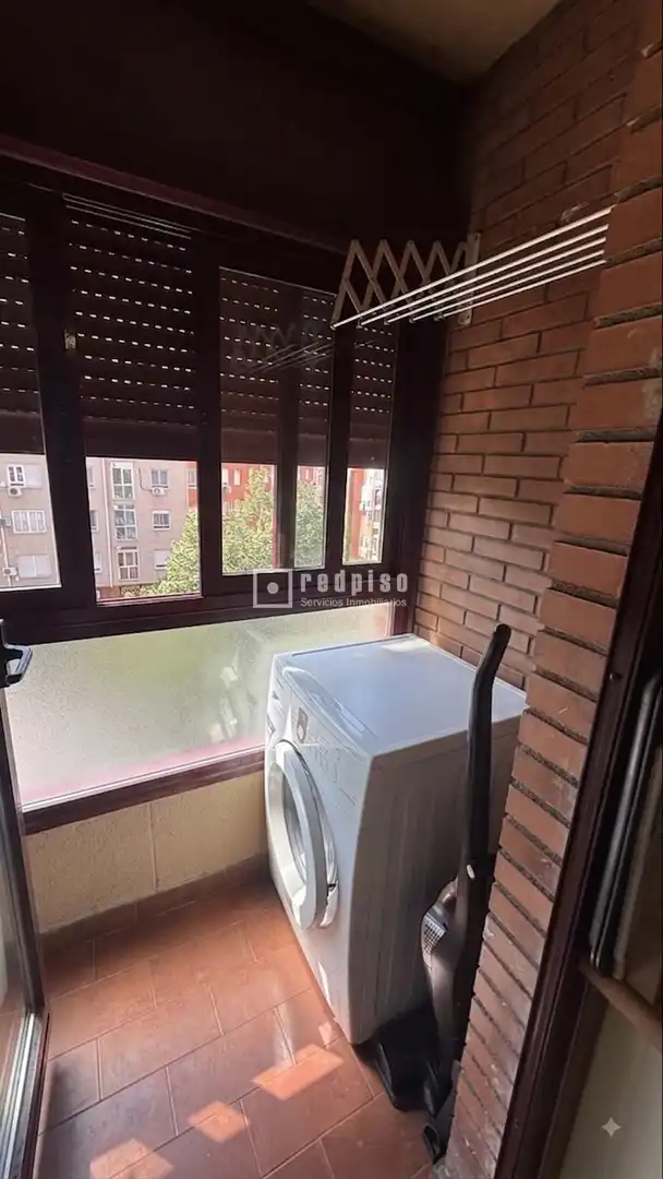 Balcony of Flat for sale in Getafe  with Air Conditioner, Heating and Private garden