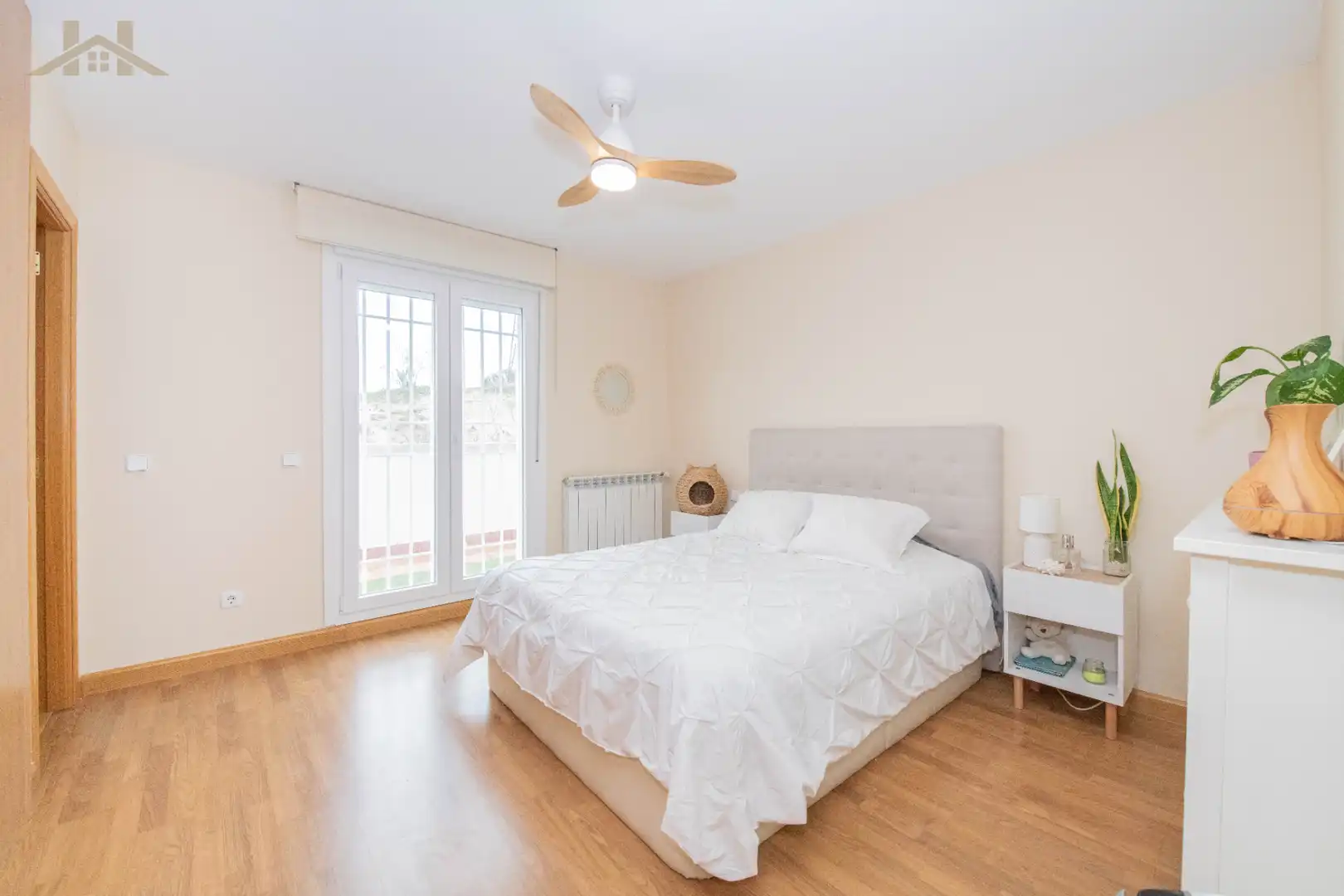 Bedroom of Houses for sale in Móstoles  with Heating, Private garden and Parquet flooring