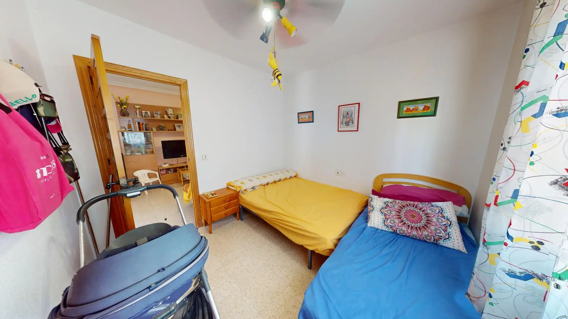 Schlafzimmer von Haus oder Chalet zum Verkauf in Los Alcázares mit Klimaanlage, Terrasse und Möbliert
