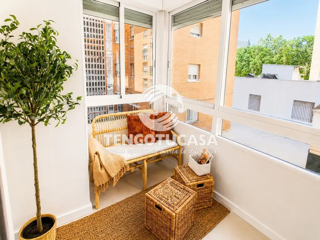 Balcony of Flat for sale in Madrid  with Air Conditioner, Heating and Terrace