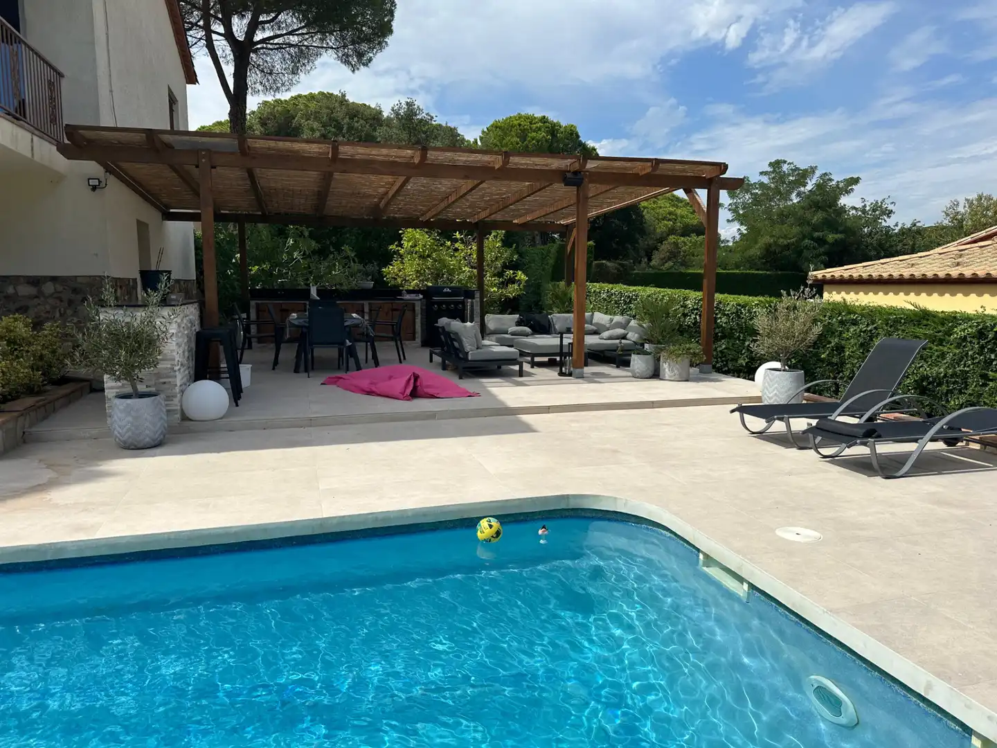 Terraza de Casa o chalet de alquiler en Castell d'Aro, Platja d'Aro i s'Agaró con Aire acondicionado, Calefacción y Jardín privado