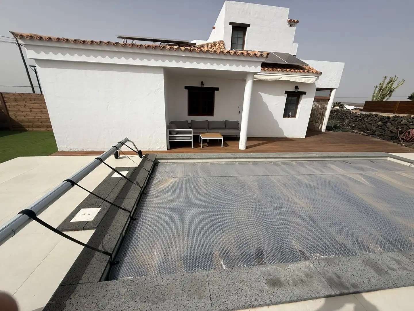Swimming pool of Houses for sale in La Oliva  with Private garden, Terrace and Storage room