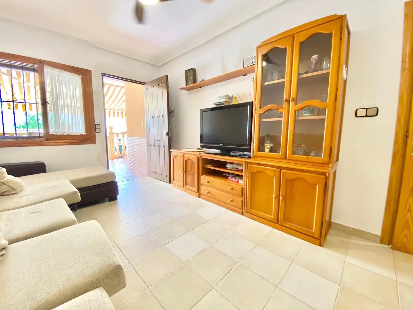 Sala de estar de Casa o chalet de alquiler en Pilar de la Horadada con Aire acondicionado, Calefacción y Amueblado
