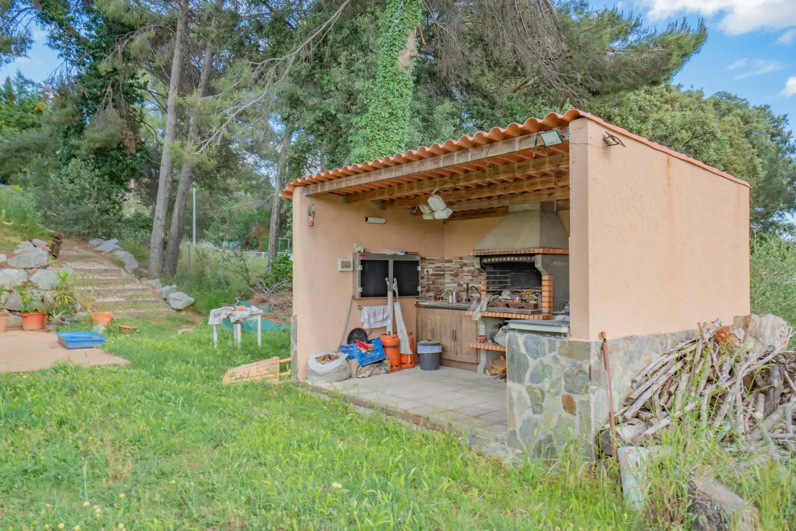 Jardí de Casa o xalet en venda en Sabadell amb Aire condicionat, Calefacció i Jardí privat