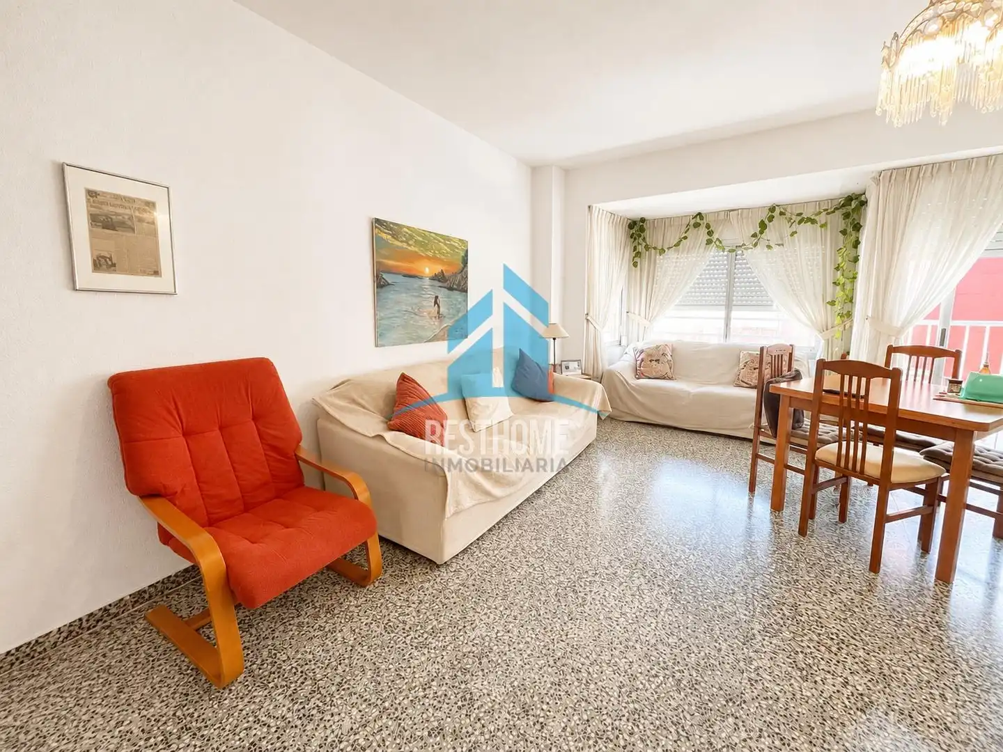 Living room of Flat for sale in Cullera  with Balcony