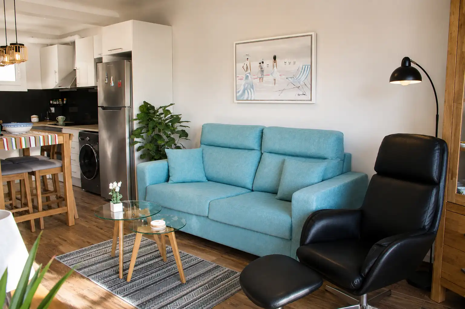 Sala d'estar de Apartament en venda en Palamós amb Aire condicionat, Calefacció i Terrassa