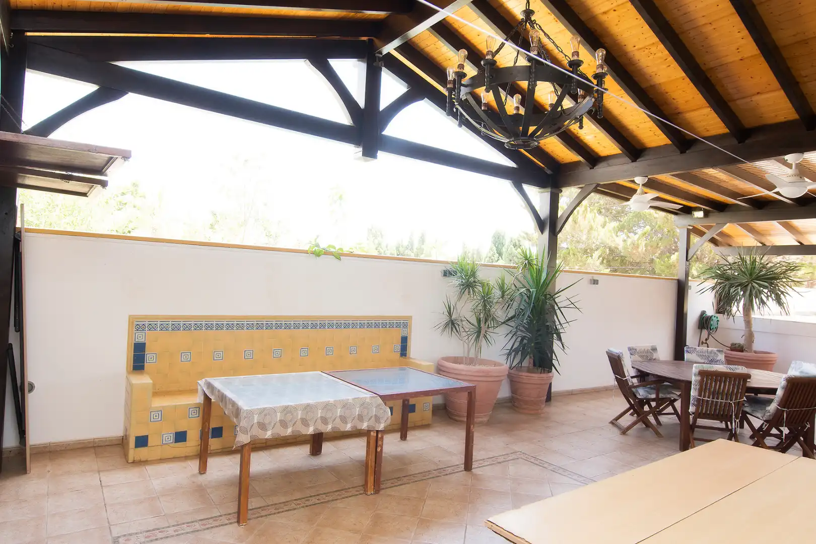 Terrassa de Casa o xalet en venda en Carboneras amb Aire condicionat, Jardí privat i Terrassa