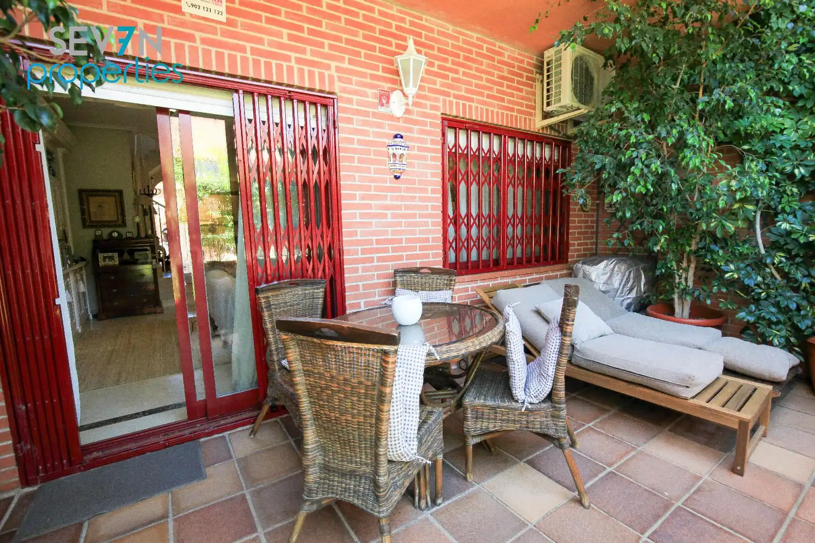 Terraza de Casa adosada en venta en Alicante / Alacant con Aire acondicionado, Calefacción y Piscina