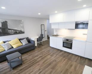 Sala d'estar de Apartament en venda en Guadalajara Capital amb Aire condicionat, Moblat i Forn