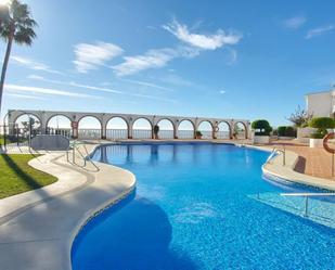 Swimming pool of Duplex for sale in Benalmádena  with Air Conditioner, Terrace and Balcony