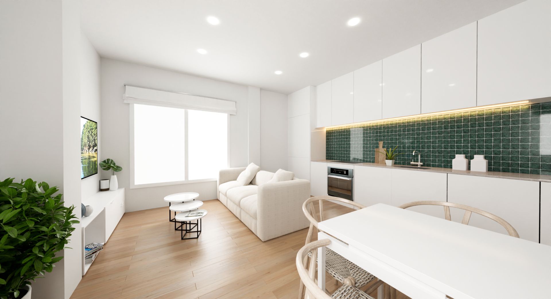 Living room of Flat for sale in Castellón de la Plana / Castelló de la Plana  with Air Conditioner and Heating