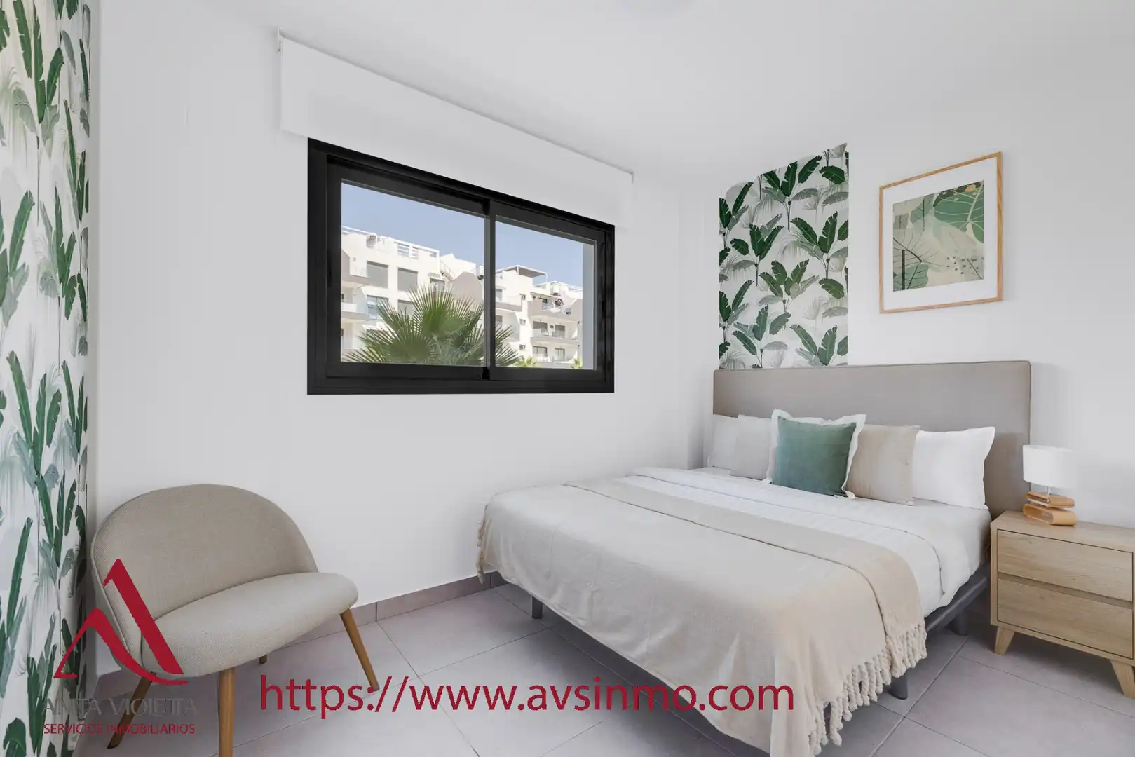 Habitación de Apartamento de alquiler en Orihuela con Aire acondicionado, Amueblado y Horno