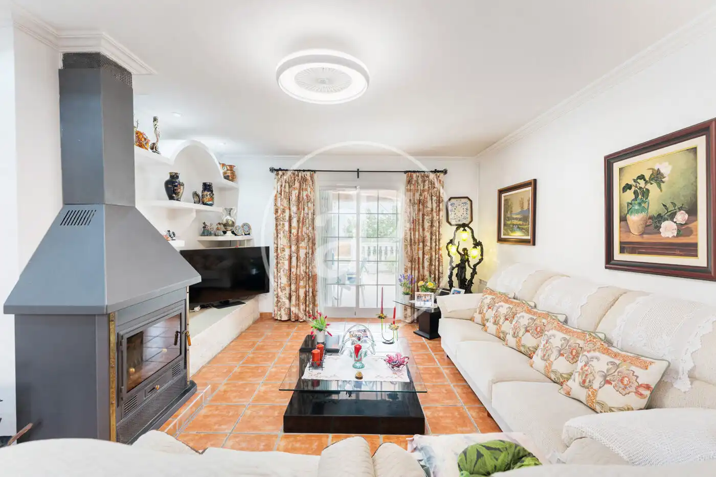 Living room of Houses for sale in  Palma de Mallorca  with Air Conditioner, Heating and Private garden