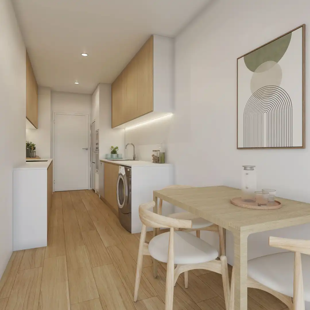 Kitchen of Flat for sale in Les Borges Blanques  with Air Conditioner, Terrace and Balcony