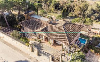 Exterior view of House or chalet for sale in Argentona  with Air Conditioner, Terrace and Swimming Pool