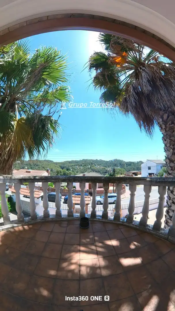 Vista exterior de Casa o xalet en venda en Piera amb Calefacció, Terrassa i Traster