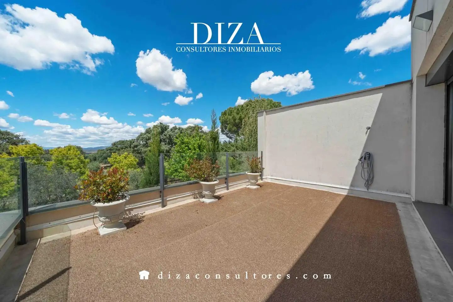 Terraza de Casa o chalet en venta en Boadilla del Monte con Aire acondicionado, Calefacción y Jardín privado