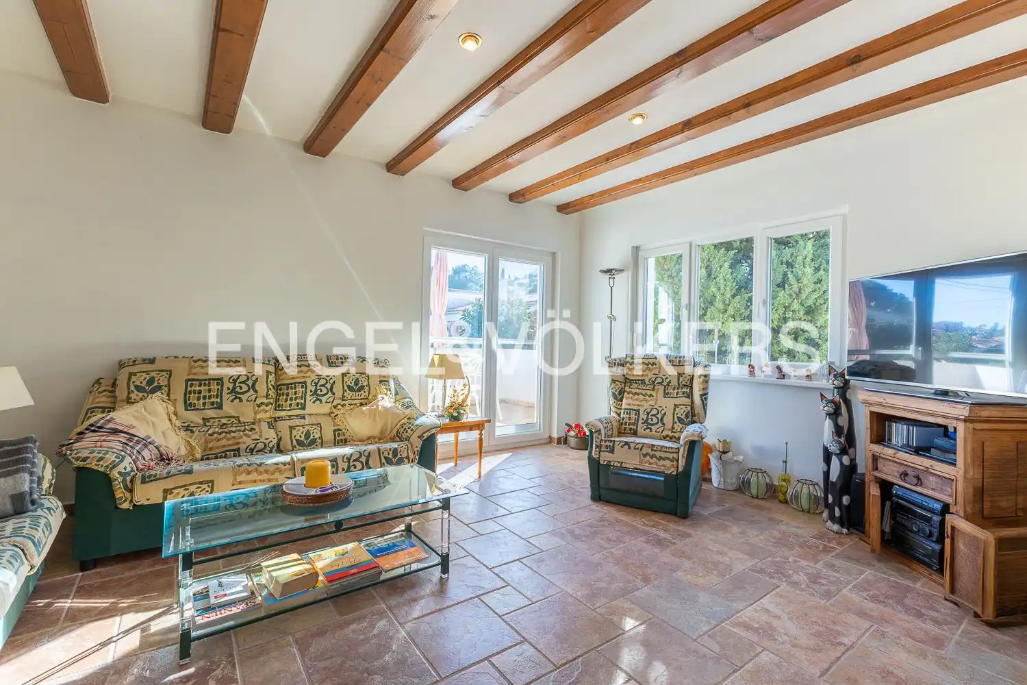 Living room of Houses for sale in Dénia  with Air Conditioner, Heating and Private garden