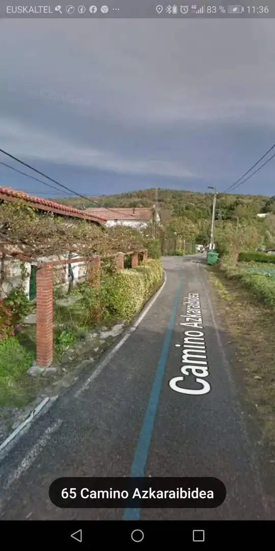 Exterior view of Land for sale in Bilbao 