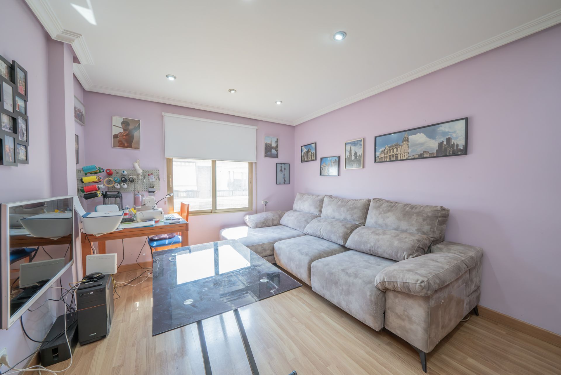 Living room of Flat for sale in San Vicente del Raspeig / Sant Vicent del Raspeig  with Air Conditioner