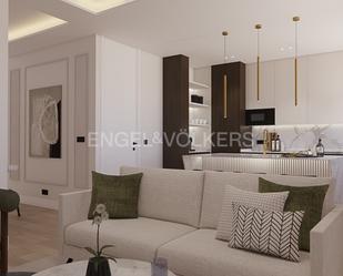 Sala d'estar de Apartament en venda en  Madrid Capital amb Aire condicionat