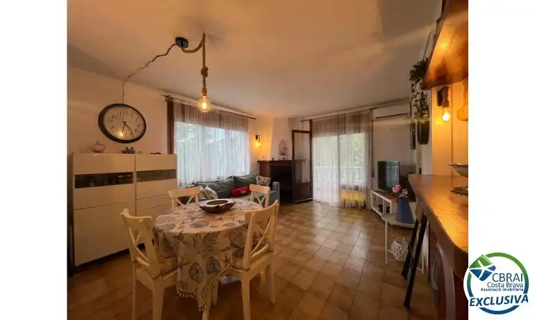 Living room of Apartments for sale in Empuriabrava  with Air Conditioner, Terrace and Furnished