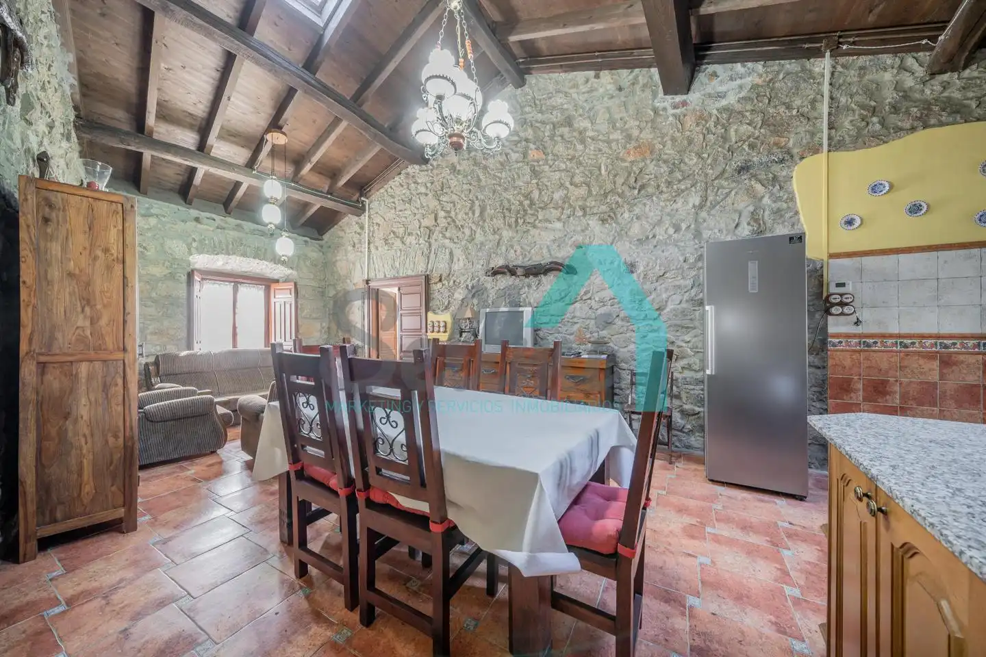 Dining room of Houses for sale in Pravia  with Heating, Private garden and Parquet flooring