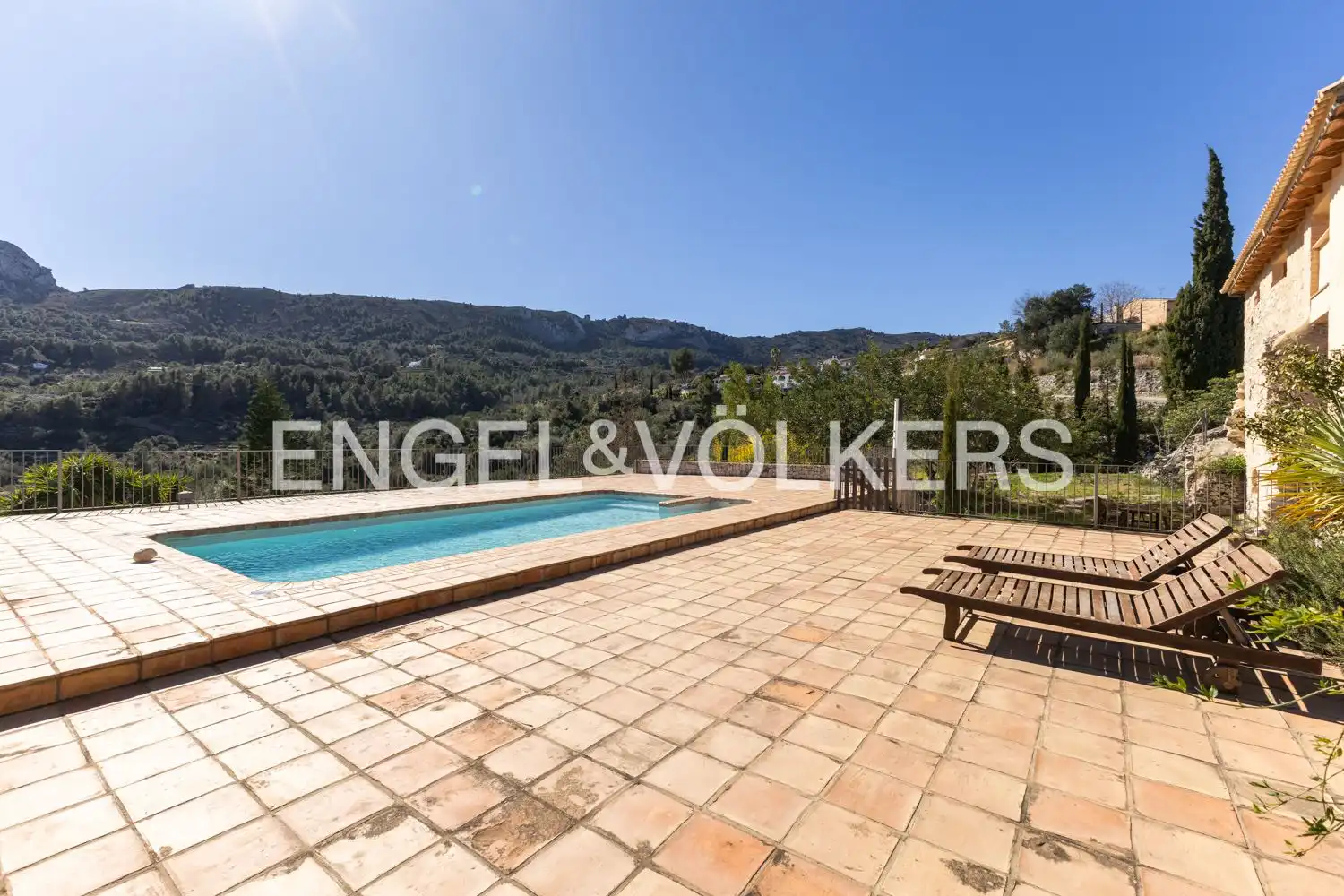 Vista exterior de Casa o chalet en venta en La Vall de Laguar con Calefacción, Jardín privado y Terraza