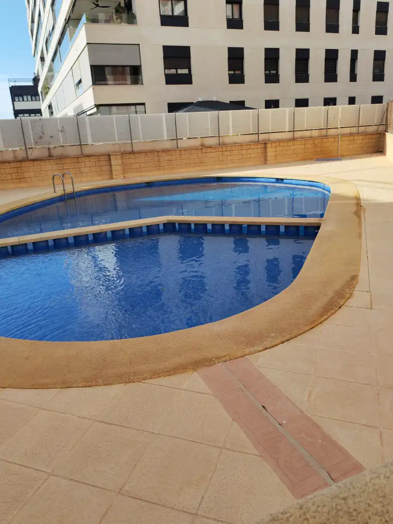 Swimming pool of Attic for sale in Elche / Elx  with Air Conditioner, Parquet flooring and Terrace