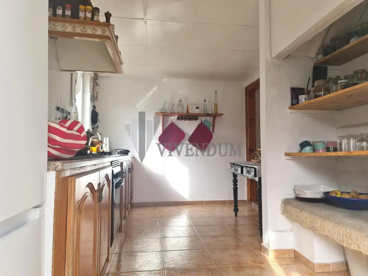 Cocina de Casa o chalet en venta en O Rosal   con Calefacción, Jardín privado y Terraza