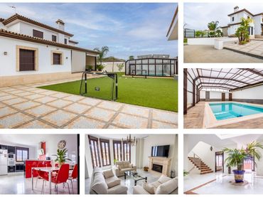 Detached house with balcony for sale in Villamanrique de la Condesa